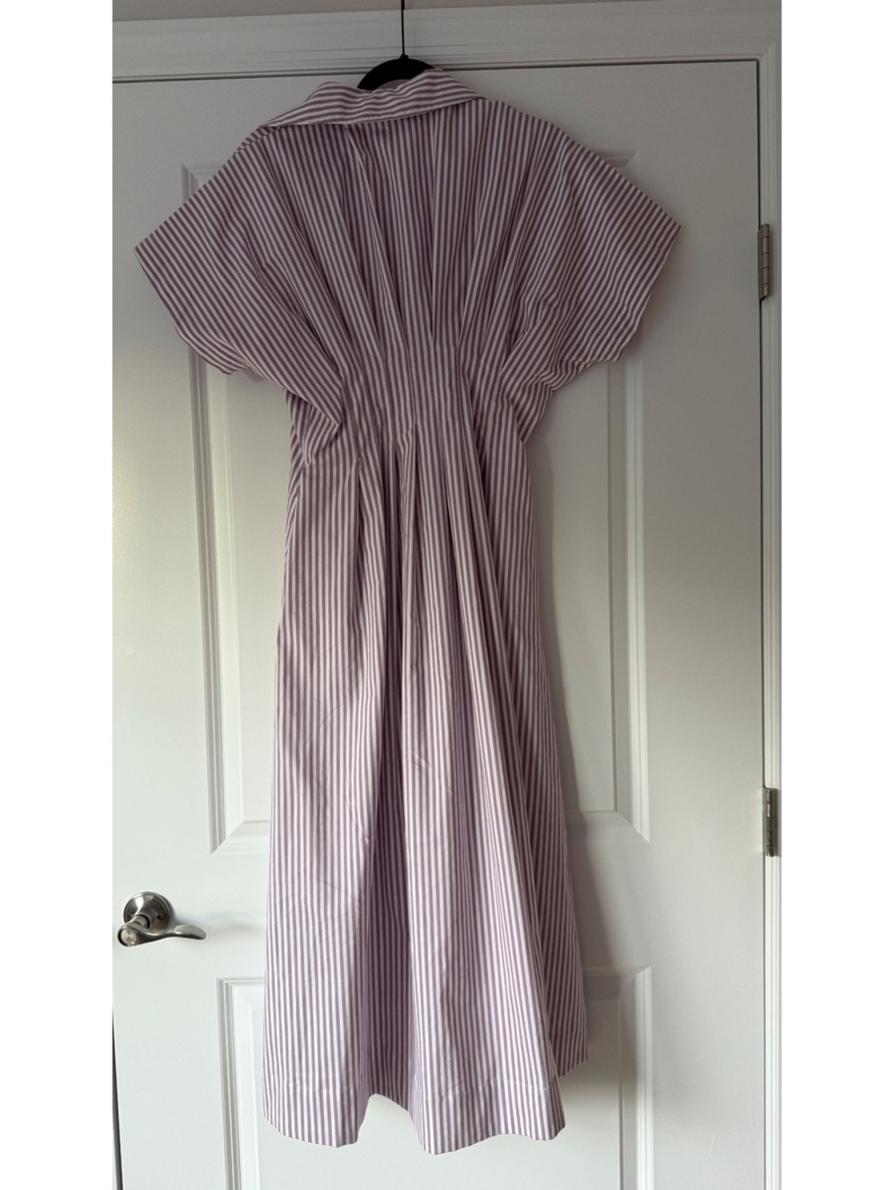 Exquise Anthropologie Tobie Dress - Lavender Stripe - Picture 4 of 4